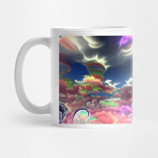 Psychedelic Clouds Mug